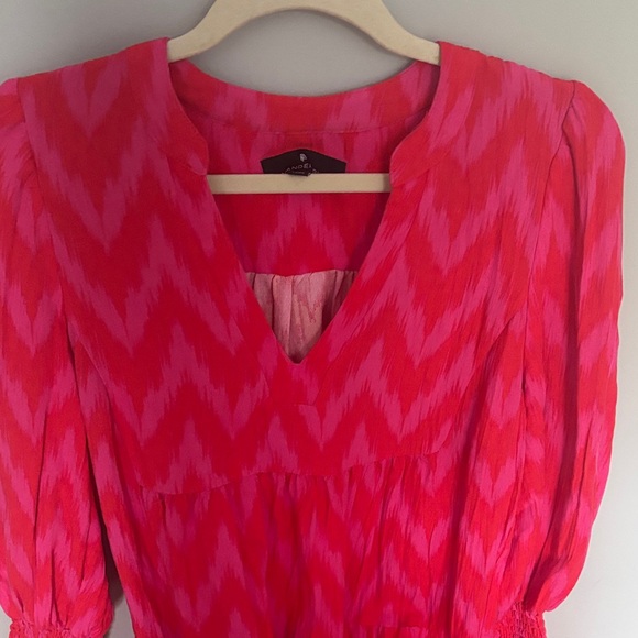 Pomander Place Vibrant Pink and Red Dress - Picture 9 of 11